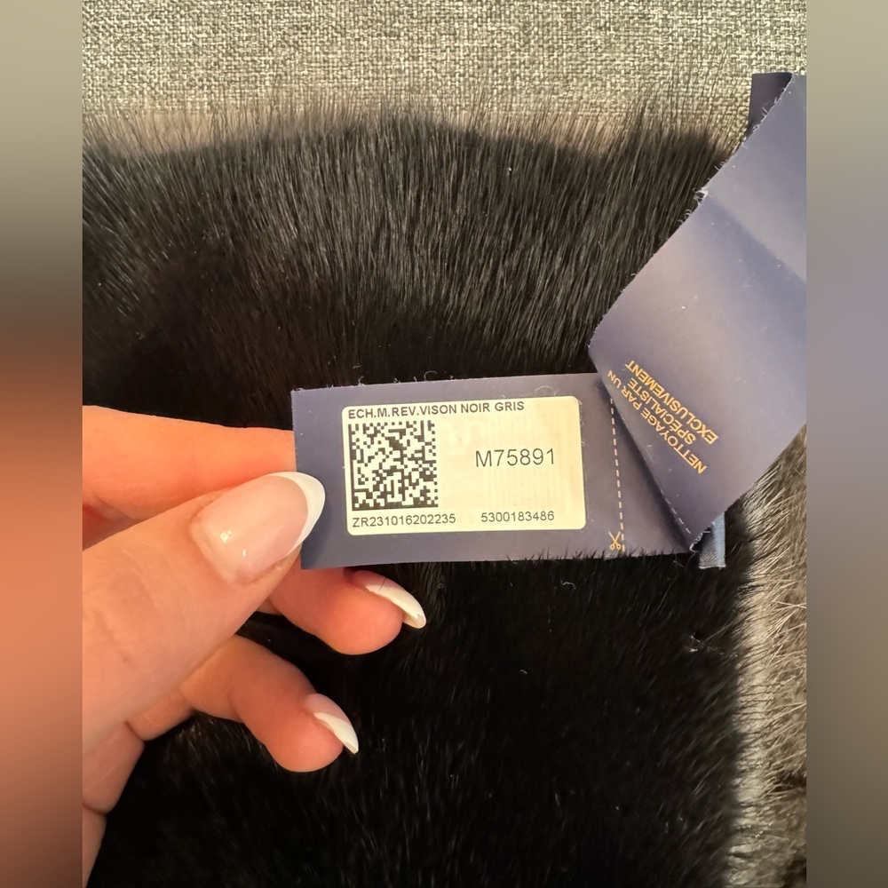 Louis Vuitton Monogram Reverso Mink Scarf - Picture 3 of 10
